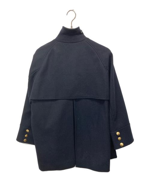 SHIPS（シップス）SHIPS (シップス) ウールライク ジャージーメルトン2WAYPコート ネイビー サイズ:Mの古着・服飾アイテム