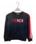 FENDI（フェンディ）の古着「ロゴトレーナー」｜ブラック