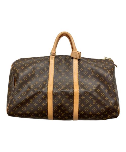 LOUIS VUITTON（ルイ ヴィトン）LOUIS VUITTON (ルイ ヴィトン) キーポル55/トラベルバッグ ブラウンの古着・服飾アイテム
