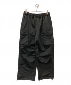 RETOUCHRETOUCH）の古着「Wide Straight Cargo Pants」｜ブラック