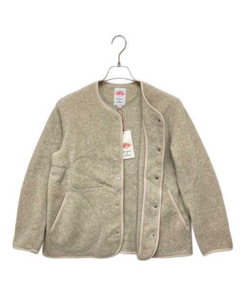 DANTON（ダントン）DANTON (ダントン) FLEECE COLLARLESS JACKET/フリースジャケット アイボリー サイズ:36の古着・服飾アイテム
