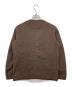 DANTON (ダントン) FLEECE COLLARLESS JACKET/フリースジャケット ブラウン サイズ:38：9000円