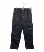 STONE ISLANDストーンアイランド）の古着「PANTALONE LOOSE CARGO PANTS/カーゴパンツ」｜ブラック