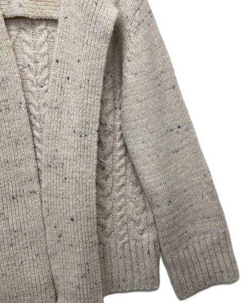 GANNI（ガニー）GANNI (ガニー) Cable Knit/マフラーデザインニット ホワイト サイズ:XSの古着・服飾アイテム
