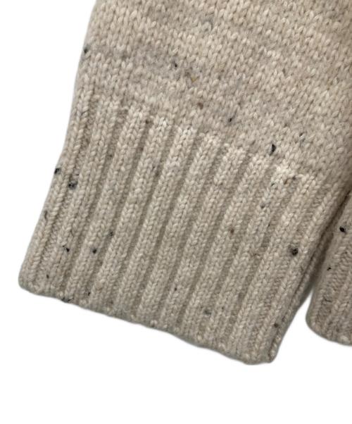 GANNI（ガニー）GANNI (ガニー) Cable Knit/マフラーデザインニット ホワイト サイズ:XSの古着・服飾アイテム