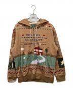 POLO COUNTRY×ELEMENTポロカントリー×エレメント）の古着「ジップパーカー」｜ブラウン