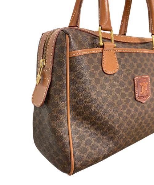 CELINE（セリーヌ）CELINE (セリーヌ) マカダム柄ミニボストンバッグ ブラウンの古着・服飾アイテム