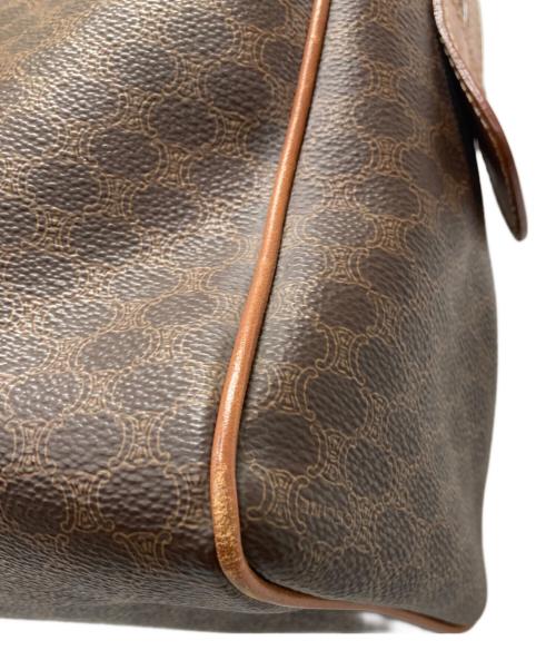 CELINE（セリーヌ）CELINE (セリーヌ) マカダム柄ミニボストンバッグ ブラウンの古着・服飾アイテム