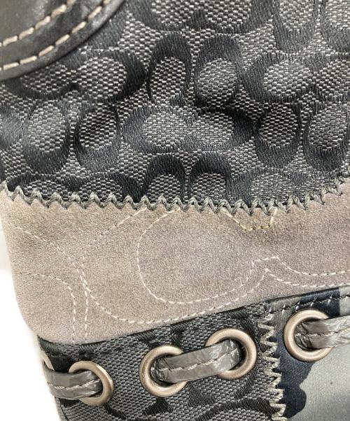 COACH（コーチ）COACH (コーチ) パッチワークワンショルダーバッグ ブラックの古着・服飾アイテム