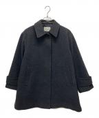 green label relaxingグリーンレーベルリラクシング）の古着「SENTDALE WOOLミドルコート　3625-1-992267」｜ブラック