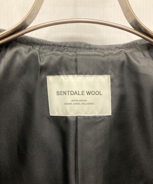 green label relaxing（グリーンレーベルリラクシング）green label relaxing (グリーンレーベルリラクシング) SENTDALE WOOLミドルコート　3625-1-992267 ブラック サイズ:38の古着・服飾アイテム