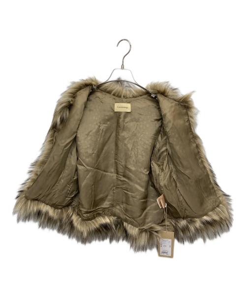 Curensology（カレンソロジー）Curensology (カレンソロジー) シャギーファーベスト CL507113ER ブラウン サイズ:FREE 未使用品の古着・服飾アイテム