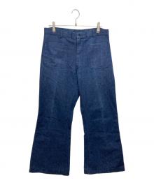 U'S NAVY（アメリカ海軍）の古着「80’sデニムセーラーパンツ」｜インディゴ