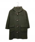 OLD ENGLANDオールドイングランド）の古着「ヘリンボーンウールダッフルコート」｜グリーン