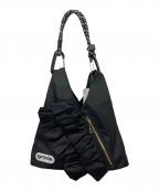 OUTDOOR PRODUCTS×Risleyアウトドア プロダクツ×リズレー）の古着「トライアングルフリルミニバッグ」｜ブラック