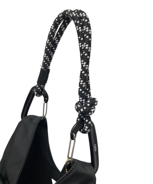 OUTDOOR PRODUCTS（アウトドア プロダクツ）OUTDOOR PRODUCTS (アウトドア プロダクツ) Risley (リズレー) トライアングルフリルミニバッグ ブラック 未使用品の古着・服飾アイテム