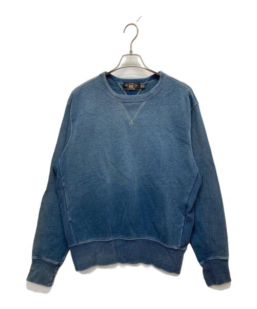 RRL（ダブルアールエル）RRL (ダブルアールエル) 両Vスウェット インディゴ サイズ:Lの古着・服飾アイテム