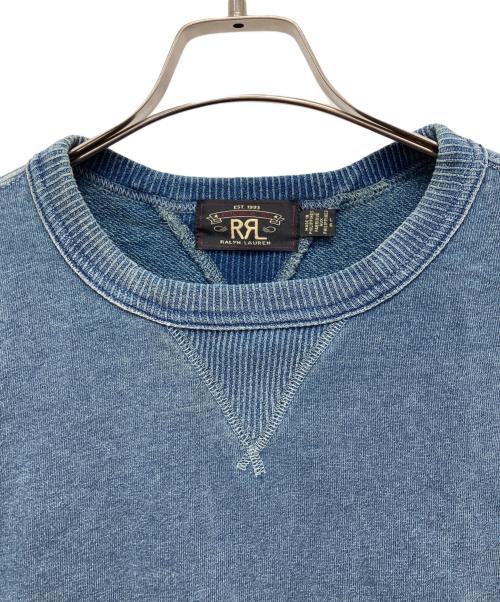 RRL（ダブルアールエル）RRL (ダブルアールエル) 両Vスウェット インディゴ サイズ:Lの古着・服飾アイテム