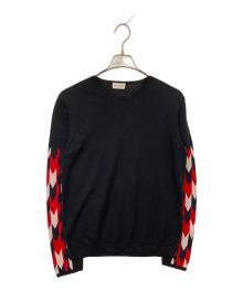 MONCLER（モンクレール）の古着「MAGLIONE ウールニット」｜ブラック