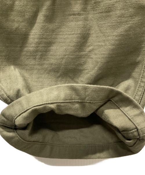 HYKE（ハイク）HYKE (ハイク) BACK SATIN BAKER PANTS/ベイカーパンツ グリーン サイズ:Mの古着・服飾アイテム