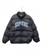SUPREMEシュプリーム）の古着「Mesh Jersey Puffer Jacket/中綿ジャケット」｜ブラック