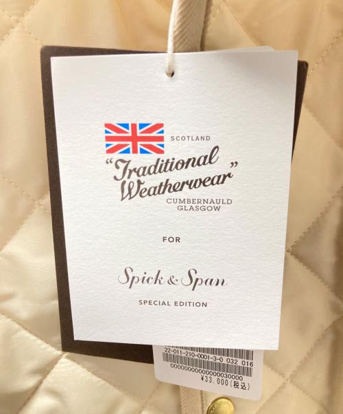 Traditional Weatherwear（トラディショナルウェザーウェア）Traditional Weatherwear (トラディショナルウェザーウェア) Spick and Span (スピック＆スパン) 別注WAVERLY TW BF SHORT アイボリー サイズ:32の古着・服飾アイテム