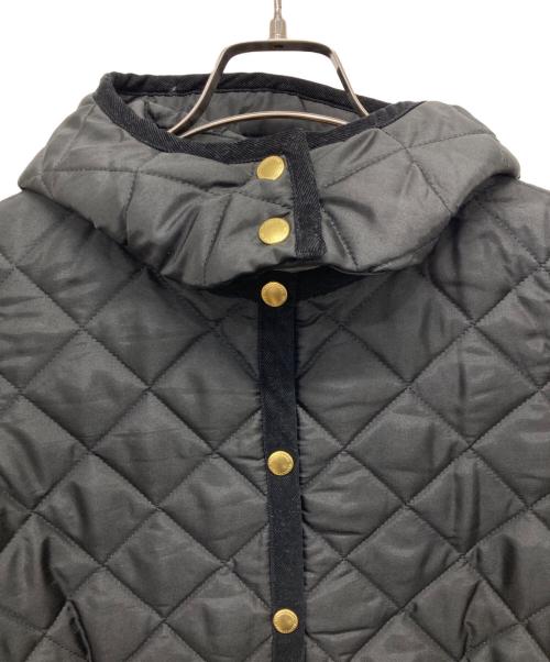 Traditional Weatherwear（トラディショナルウェザーウェア）Traditional Weatherwear (トラディショナルウェザーウェア) ARKLEY W/HOOD/キルティングジャケット ブラック サイズ:34の古着・服飾アイテム