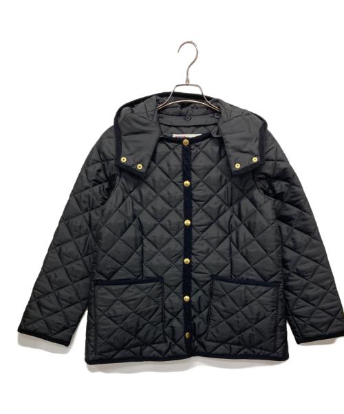 Traditional Weatherwear（トラディショナルウェザーウェア）Traditional Weatherwear (トラディショナルウェザーウェア) ARKLEY W/HOOD/キルティングジャケット ブラック サイズ:34の古着・服飾アイテム