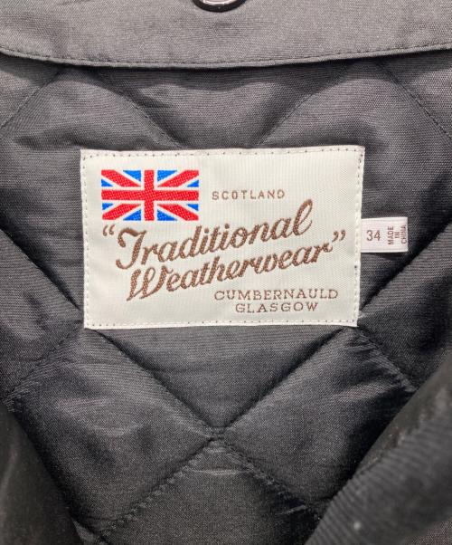 Traditional Weatherwear（トラディショナルウェザーウェア）Traditional Weatherwear (トラディショナルウェザーウェア) ARKLEY W/HOOD/キルティングジャケット ブラック サイズ:34の古着・服飾アイテム