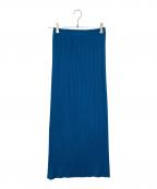 PLEATS PLEASEプリーツプリーズ）の古着「プリーツスカート」｜ブルー