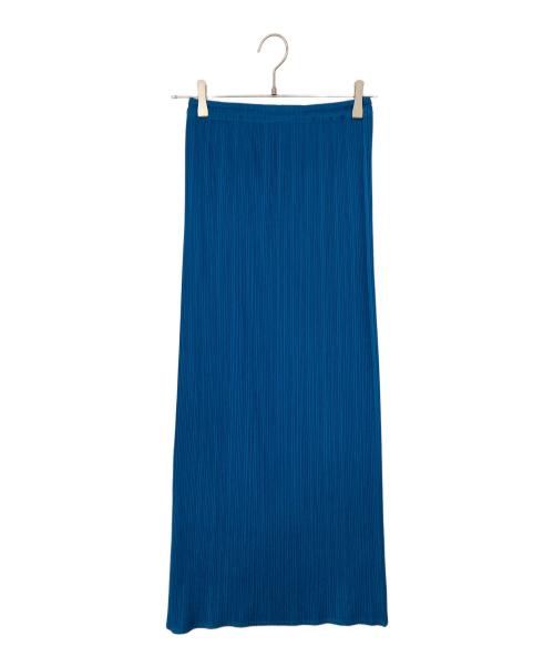 PLEATS PLEASE（プリーツプリーズ）PLEATS PLEASE (プリーツプリーズ) プリーツスカート ブルー サイズ:2の古着・服飾アイテム