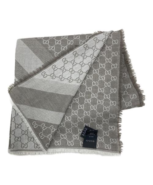 GUCCI（グッチ）GUCCI (グッチ) GG柄大判ストール ベージュの古着・服飾アイテム
