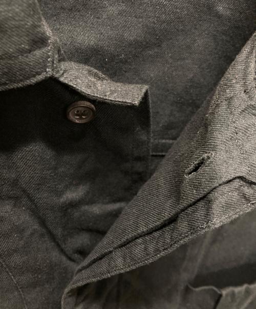 HAIDER ACKERMANN（ハイダーアッカーマン）HAIDER ACKERMANN (ハイダーアッカーマン) コットンシャツジャケット ブラック サイズ:Sの古着・服飾アイテム