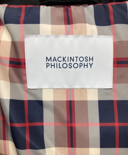 MACKINTOSH PHILOSOPHY（マッキントッシュ フィロソフィー）MACKINTOSH PHILOSOPHY (マッキントッシュ フィロソフィー) コンビロングダウン/ダウンコート ブラック サイズ:36の古着・服飾アイテム