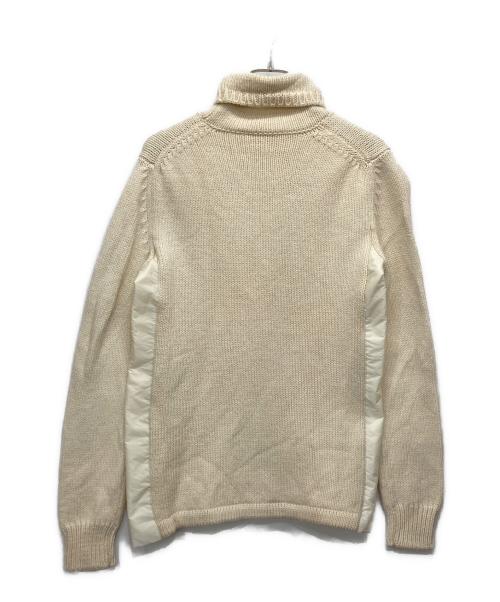 PRADA SPORTS（プラダスポーツ）PRADA SPORTS (プラダスポーツ) 切替タートルネックニット アイボリー サイズ:46の古着・服飾アイテム