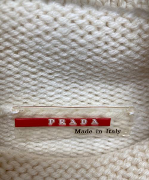 PRADA SPORTS（プラダスポーツ）PRADA SPORTS (プラダスポーツ) 切替タートルネックニット アイボリー サイズ:46の古着・服飾アイテム