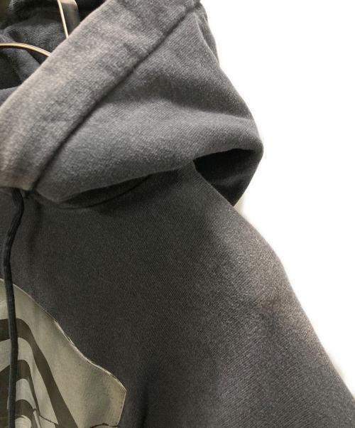 MM6 Maison Margiela（エムエムシックスメゾンマルジェラ）MM6 Maison Margiela (エムエムシックスメゾンマルジェラ) ナンバリングポンチョパーカー ブラック サイズ:XSの古着・服飾アイテム