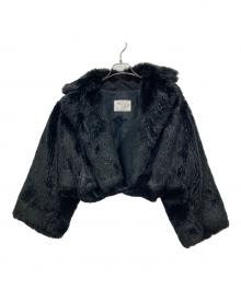 TOGA ARCHIVES（トーガアーカイブス）の古着「クロップドFファージャケット」｜ブラック