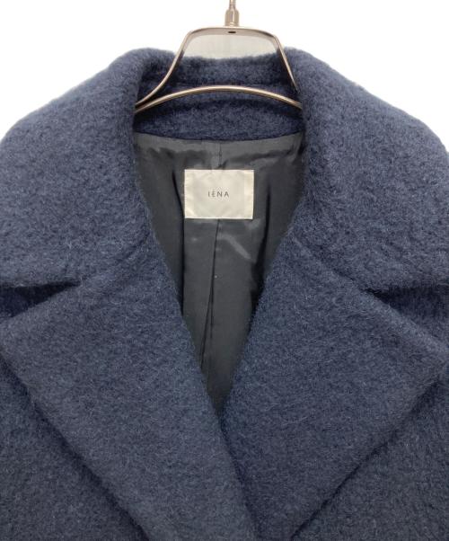 IENA（イエナ）IENA (イエナ) ウールモヘヤシャギーコート ネイビー サイズ:38の古着・服飾アイテム