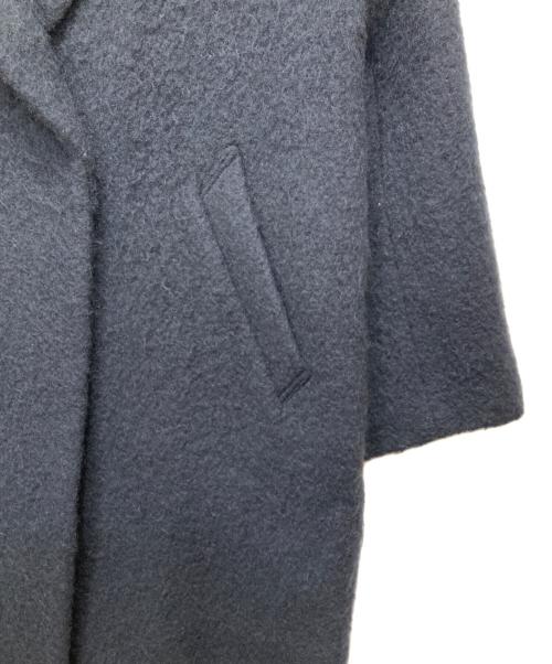 IENA（イエナ）IENA (イエナ) ウールモヘヤシャギーコート ネイビー サイズ:38の古着・服飾アイテム