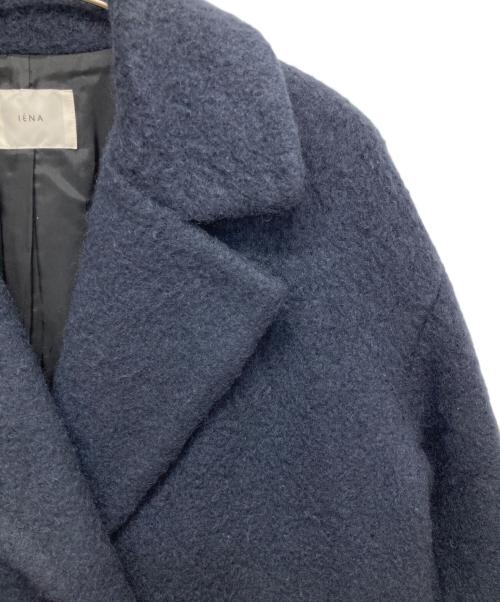 IENA（イエナ）IENA (イエナ) ウールモヘヤシャギーコート ネイビー サイズ:38の古着・服飾アイテム