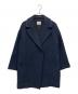 IENA（イエナ）の古着「ウールモヘヤシャギーコート」｜ネイビー