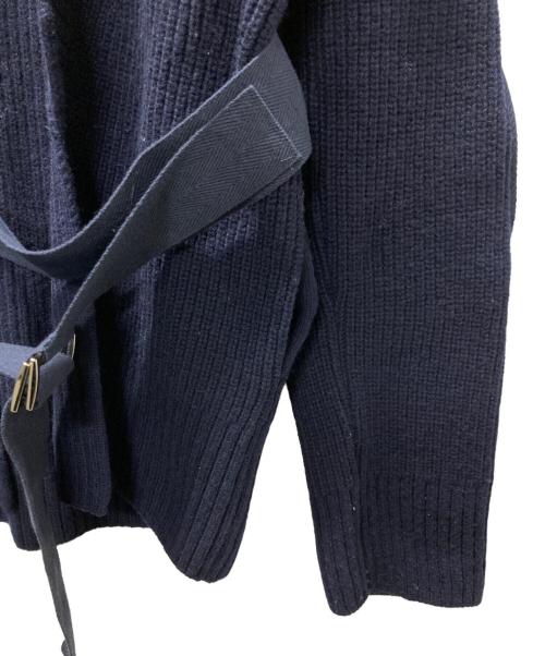 sacai（サカイ）sacai (サカイ) エルボーパッチニットカーディガン ネイビー サイズ:1の古着・服飾アイテム