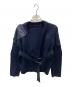 sacai (サカイ) エルボーパッチニットカーディガン ネイビー サイズ:1：12000円