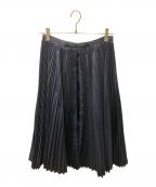 sacaiサカイ）の古着「プリーツスカート」｜ネイビー