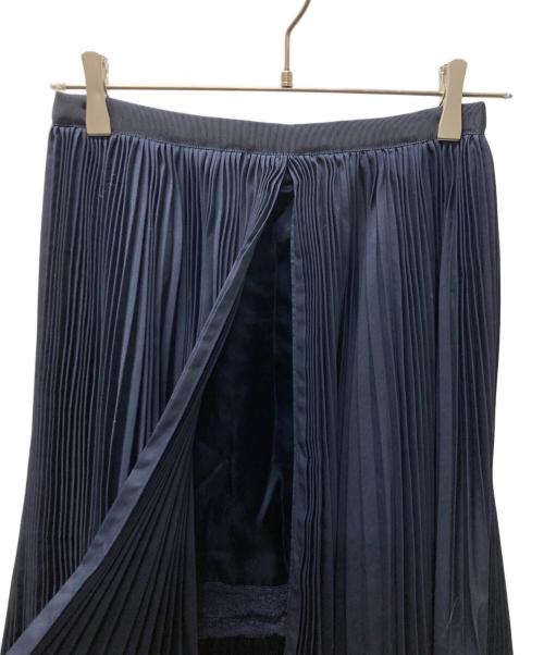 sacai（サカイ）sacai (サカイ) プリーツスカート ネイビー サイズ:1の古着・服飾アイテム