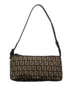 FENDIフェンディ）の古着「ズッキーノ/ワンショルダーバッグ」｜ブラウン