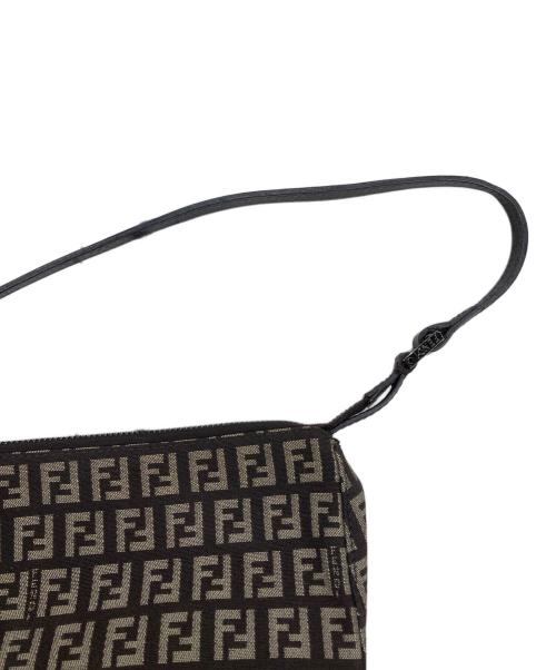 FENDI（フェンディ）FENDI (フェンディ) ズッキーノ/ワンショルダーバッグ ブラウンの古着・服飾アイテム