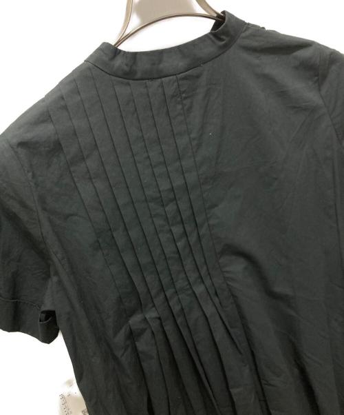 mici（ミチ）mici (ミチ) 半袖シャツワンピース ブラック サイズ:Fの古着・服飾アイテム