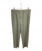 HOMME PLISSE ISSEY MIYAKEオム プリッセ イッセイ ミヤケ）の古着「TAILORED PLEATS 2/プリーツパンツ」｜グリーン